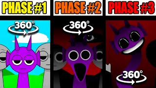 Phase 1 VS Phase 2 VS Phase 3 in Incredibox Sprunki VR 360° [upl. by Magee]