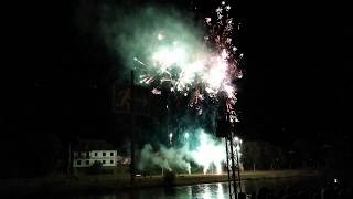 Kleines Feuerwerk Lichterfest Bodenwerder 2018 ohne Musik [upl. by Nabatse]