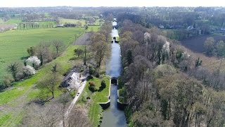 Les 11 écluses d’HédéBazouges sur le canal d’IlleetRance [upl. by Akenit]