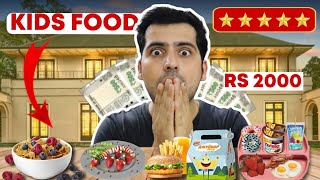 Spending Rs5000 on Kids Menu at Expensive Hotels  Expensive Budget Food Challenge [upl. by Gussie]