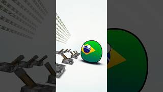 BRASIL e CountryBalls Descobrem DINHEIRO INFINITO countryballs [upl. by Nalac]