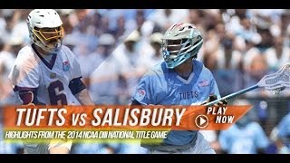 Tufts vs Salisbury  2014 NCAA DIII National Title Game [upl. by Shear369]