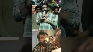 Sandeep Redd Vanga About ramcharan gamechanger shorts ytshorts [upl. by Atirehc]