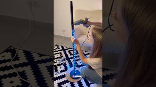 Making a LED floor lamp for my room💞✨ shorts diycrafts craftideas diylamp diy tutorial [upl. by Tuddor]