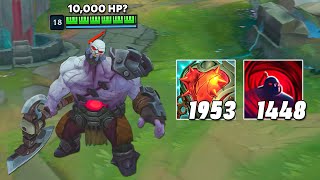 Attempting the 10000 HP dream with inting Sion [upl. by Kwabena]