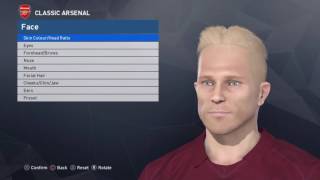 DENNIS BERGKAMP FACE BUILD PES 2017 [upl. by Netta]