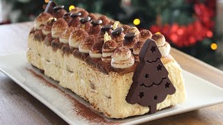 Recette de bûche de Noël tiramisu facile et inratable [upl. by Cosette560]