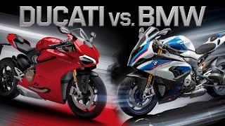 Full Comparison Ducati Desmosedici Stradale R vs BMW M 1000 RR❗ [upl. by Cissy]