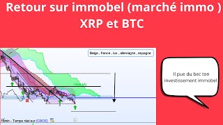 Retour sur immobel marché immo  XRP et BTC [upl. by Jethro]