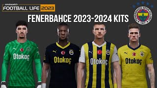 Fenerbahçe New Season Kits 20232024 PES 20212020 Sider Forma Yaması fenerbahçe pes2021 [upl. by Luemas]