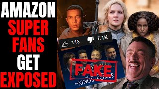 Amazons Lord Of The Rings DISASTER  More quotSuperfansquot Get EXPOSED For Fake Rings Of Power Reaction [upl. by Neehcas]