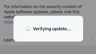 iPhone 11 11 Pro 11 Pro Max Stuck on Verifying Update iOS 16  Fixed [upl. by Ayotaj]