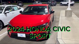 2024 Honda Civic Sport [upl. by Eelana]