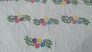 New handwork bedsheet design [upl. by Carolee699]