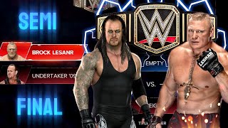 Brock Lesnar vs Undertaker  WWE CHAMPIONSHIP  At wrestlemania40 Tournament  Full Match [upl. by Ydisac710]