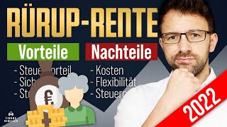 Basis Rente Rürup Für wen lohnt es sich das noch Vor amp Nachteile [upl. by Areemas]