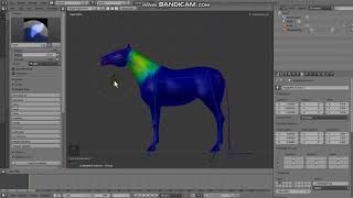 Blender Avastar Weight PaintT est [upl. by Dido603]