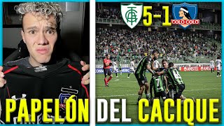 🇧🇷 AMERICA MG GOLEA a 🇨🇱 COLO COLO en la SUDAMERICANA 😱 REACCIÓN 🇦🇷 [upl. by Etnoel]