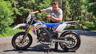 Ich habe mir ein 50ccm MOPED GEKAUFT um es ILLEGAL zu TUNEN Rieju MRT 50 Supermoto [upl. by Bethesda]