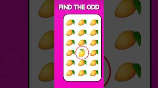 FIND THE ODD EMOJI OUT by Sportting The Difference 1023 💥  Odd One Out Puzzle [upl. by Egoreg]