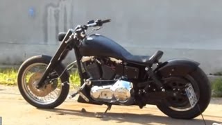 Harley Davidson Dyna Street Bob bobber [upl. by Adan418]