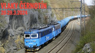 Vlaky Černotín  282932024  BONUS [upl. by Ettennej]