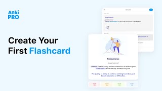 📝 Create Your First Flashcard  Anki Pro [upl. by Stanford]
