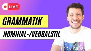 Grammatik C1  Nominalisierung amp Verbalisierung  Macht mit und lernt Deutsch [upl. by Calle]