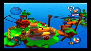 Worms 3D PS2 Gameplay [upl. by Yetac395]