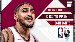 Obi Toppin wins 2022 NBA Slam Dunk Contest  NBA on ESPN [upl. by Christina]