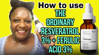 Review of The Ordinary Resveratrol 3  Ferulic Acid 3 [upl. by Rebak513]