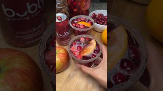 How to Make a Cranberry Cherry Spritzer  Healthy Mocktail and Cocktail drink [upl. by Wichern701]