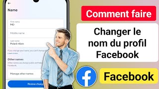 Comment changer le nom du profil Facebook facilement   Changement de nom Facebook [upl. by Krisha]