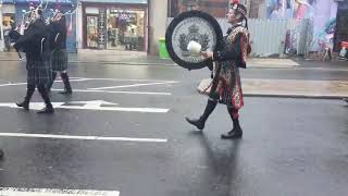 Everton District pipe band Remembrance Sunday 101124 [upl. by Carlyn]