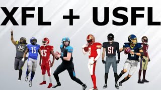 The Teams of a New League  The XFL amp USFL Merger News and Information  Speculation [upl. by Nylcsoj]