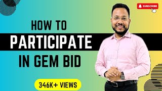 How to Participate GeM Bid  GeM Bid Participation  GeM Tender Participate  Bid Participate on GeM [upl. by Shanks]