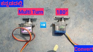 Convert Multi turn servo into 180° [upl. by Blood]