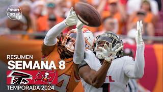 Atlanta Falcons vs Tampa Bay Buccaneers  Resumen NFL en español  Semana 8  NFL Highlights 2024 [upl. by Silenay]