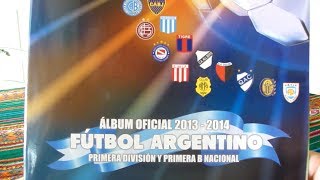 Fútbol Argentino  Álbum Oficial 201314 Panini [upl. by Hsizan]