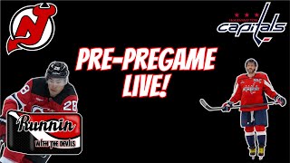 NJ Devils vs Washington Capitals PrePregame LIVE CRUSH THE CAPS [upl. by Zaid17]