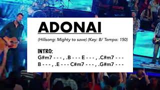 Adonai Chords [upl. by Fadas]