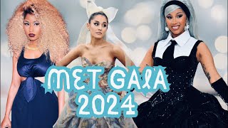 Met Gala Nicki Minaj Cardi B Doja Cat amp Ariana Grande Rumored to attend Sleeping Beauties 👨🏽‍💻 [upl. by Narcis738]