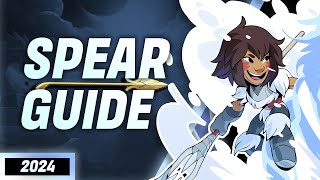 Brawlhalla Spear Combos amp Gameplay Guide 2024 [upl. by Dagley730]