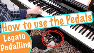 How to use the Sustain Pedal on the Piano Legato Pedalling [upl. by Llehcam]