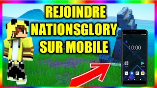 Comment Rejoindre Et Jouer À Nationsglory Sur Minecraft Mobile [upl. by Imeka]