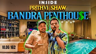 Prithvi Shaw on his New House prank by Virat Kohli meeting Sachin Tendulkar amp Trolling  VLOG 162 [upl. by Mcgannon]