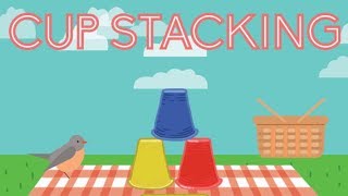 Cup Stacking  Keyboarding  Kindergarten Skill Games [upl. by Wilhelmine]