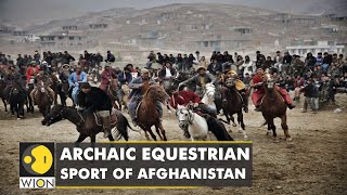 Afghanistan kickstarts a new season of Buzkashi games  Buzkashi translates to goat pulling WION [upl. by Leyla]