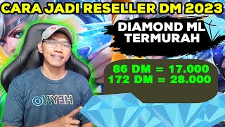 CARA JADI RESELLER TOPUP DIAMOND ML 2023 TERMURAH [upl. by Alikat]