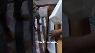 New Television unboxing [upl. by Olvan828]